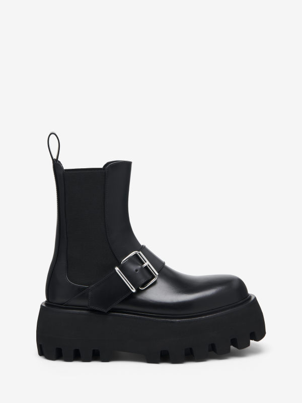 ALEXANDER MCQUEEN - Sofa Buckle Boot - Item 847956WHAEX1000